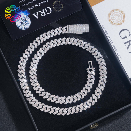 8MM S925+Moissanite Cuban Chain
