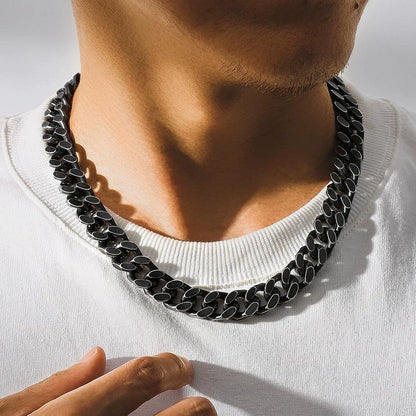 Retro 3D Cut Cuban Chain - Ice Grind