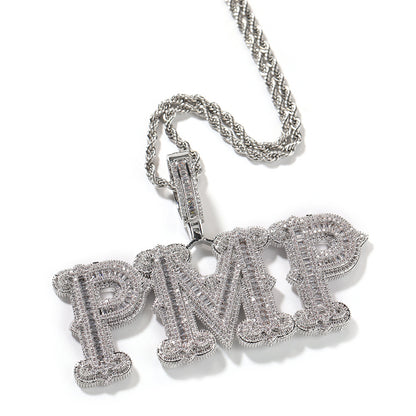 Custom Royal VVS Letter Pendant