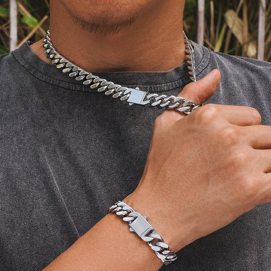 8MM Stereo Cuban Chain - Ice Grind