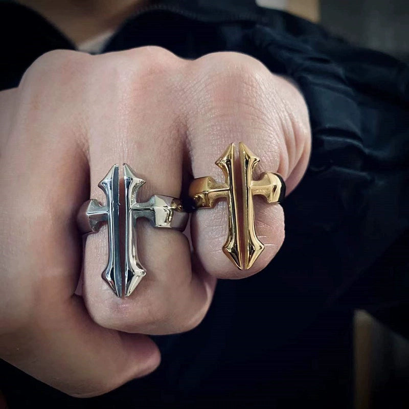 Cross Ring - Ice Grind