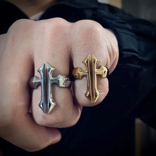 Cross Ring - Ice Grind