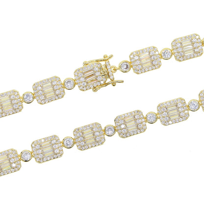 Square Zirconia Tennis Chain