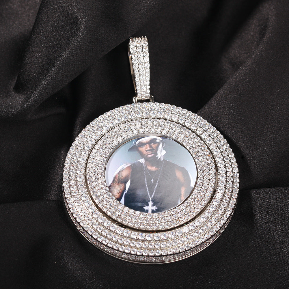 Custom 360° Iced Memory Pendant