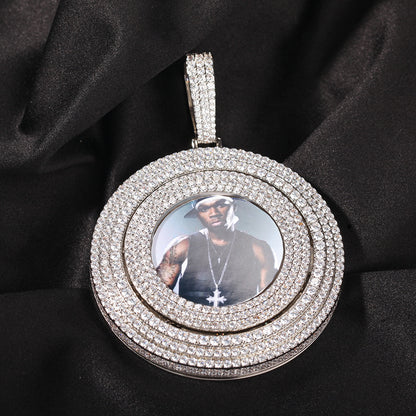 Custom 360° Iced Memory Pendant