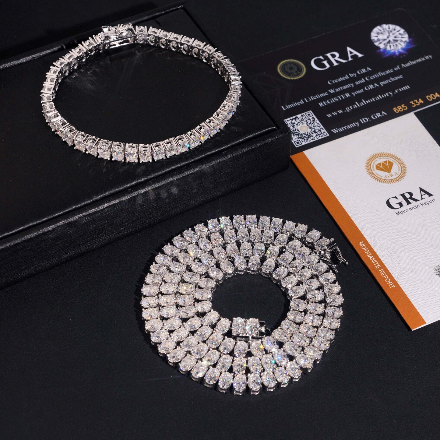 6MM S925+Moissanite Tennis Chain