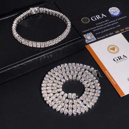 6MM S925+Moissanite Tennis Chain