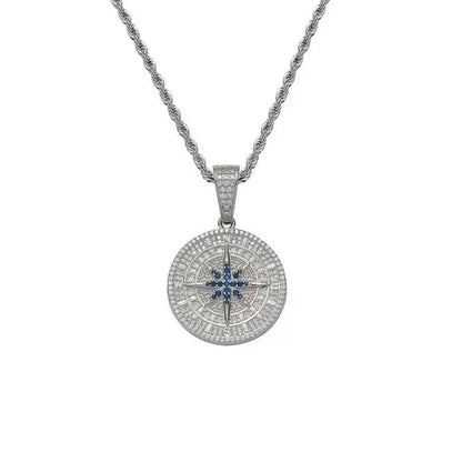 Compass Pendant - Ice Grind