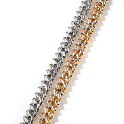 12MM Iced Brick Chain