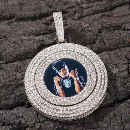 Custom 360° Iced Memory Pendant