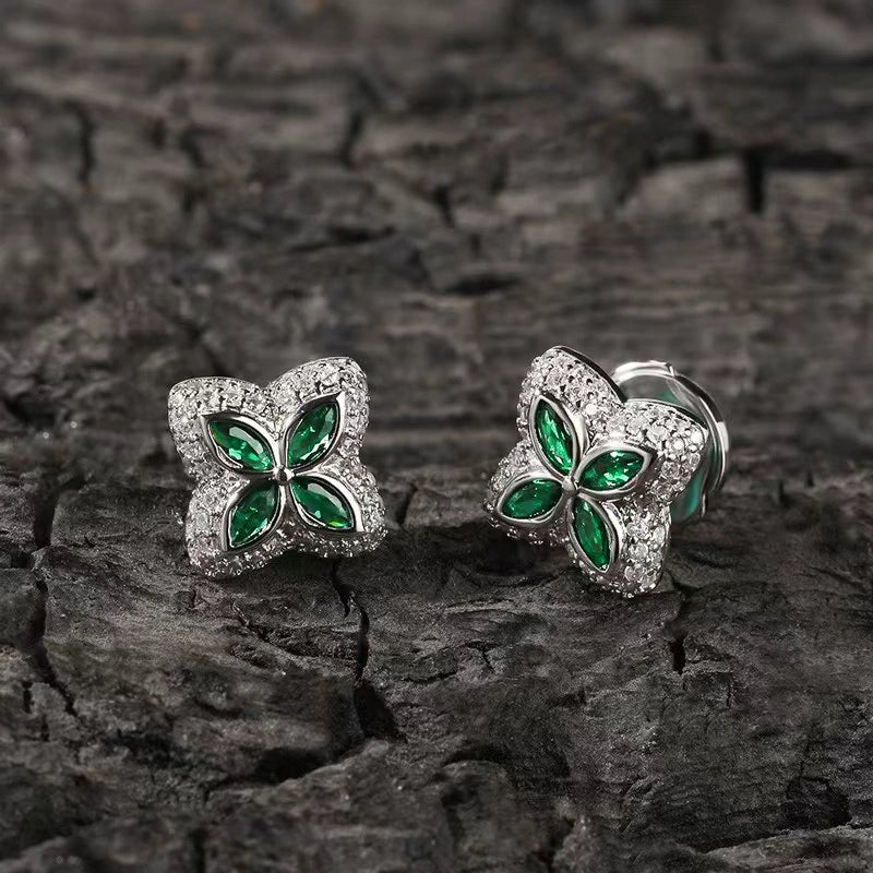 Four Leaf Clover Earrings - Ice Grind