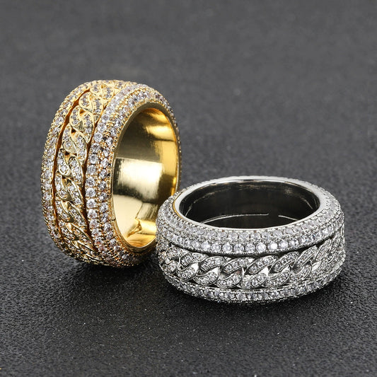 SpinFlex Iced Link Ring