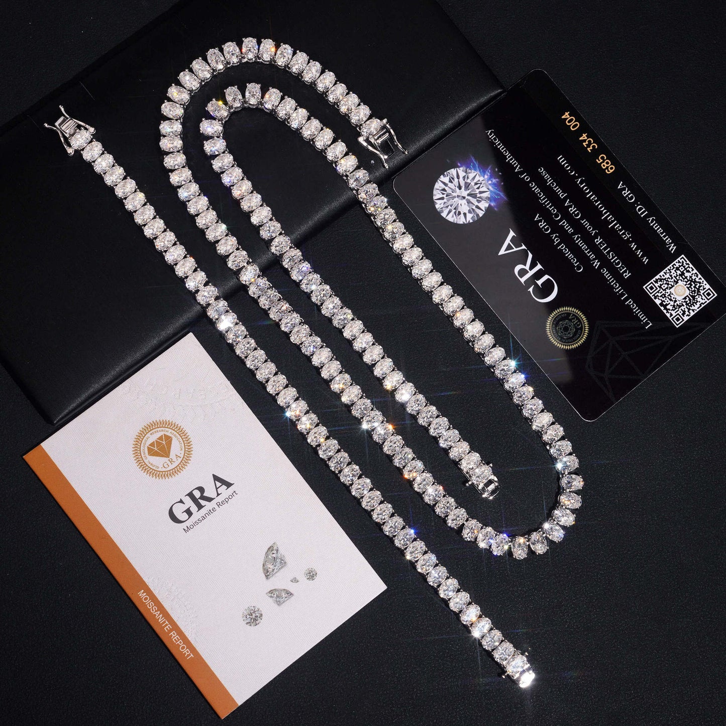 6MM S925+Moissanite Tennis Chain