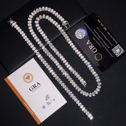 6MM S925+Moissanite Tennis Chain