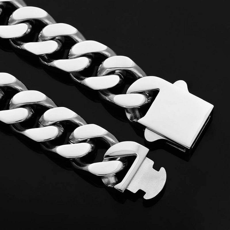 8MM Stereo Cuban Chain - Ice Grind