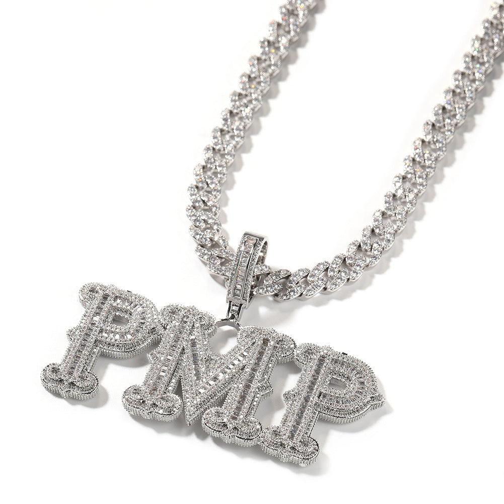 Custom Royal VVS Letter Pendant