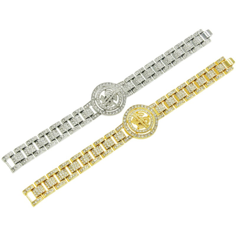 15MM Iced Dollar Bracelet