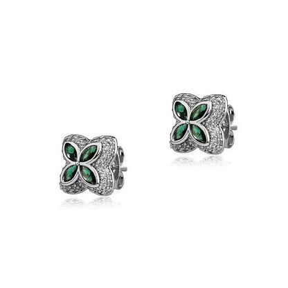 Four Leaf Clover Earrings - Ice Grind