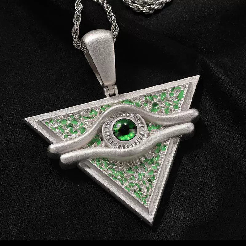 Eye of God Pendant - Ice Grind