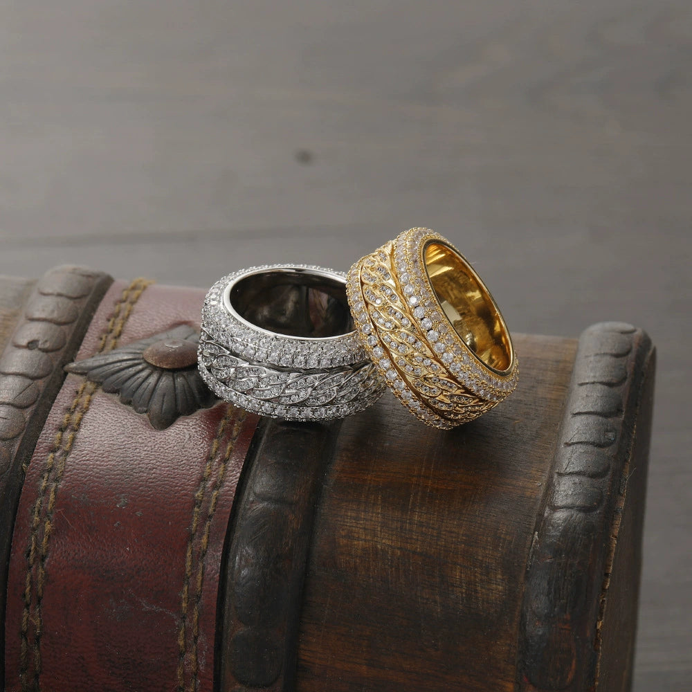 SpinFlex Iced Link Ring