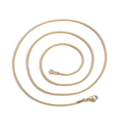 2MM Titanium Twist Chain - Ice Grind