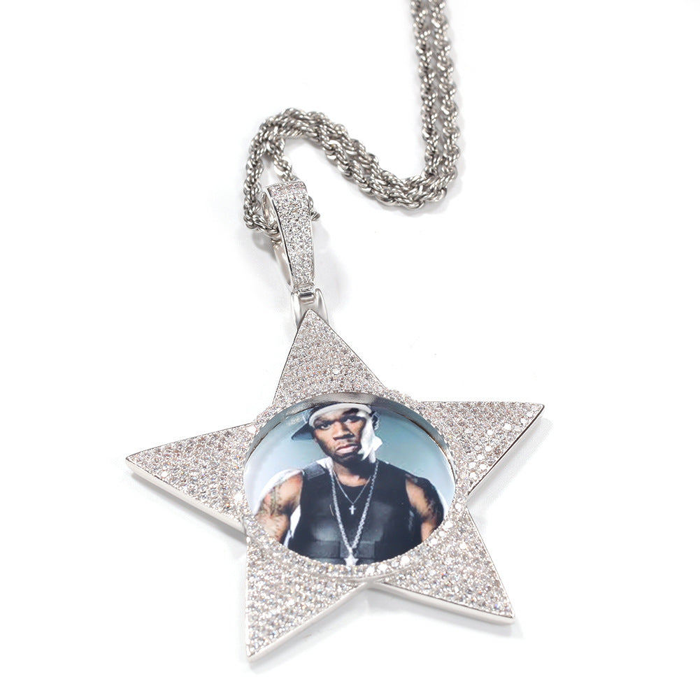 Custom Shining Star Memory Pendant