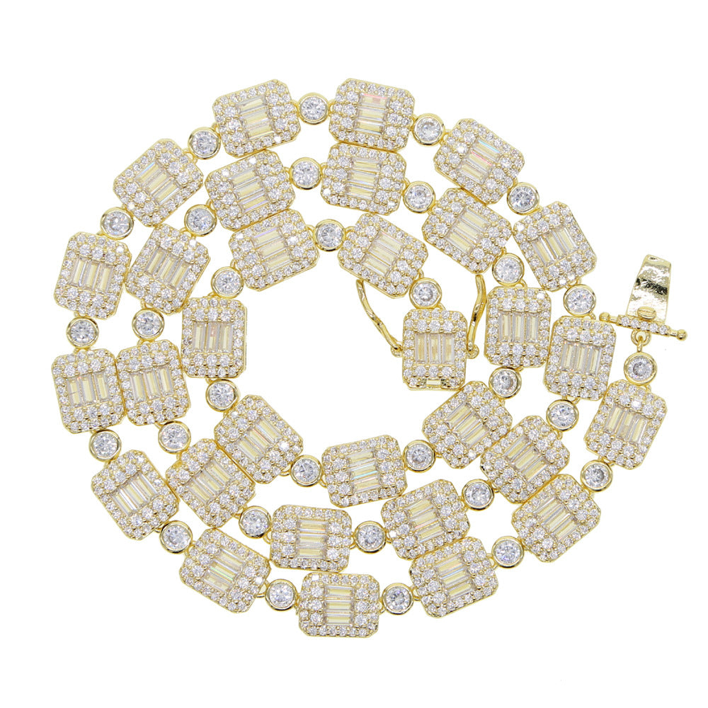 Square Zirconia Tennis Chain