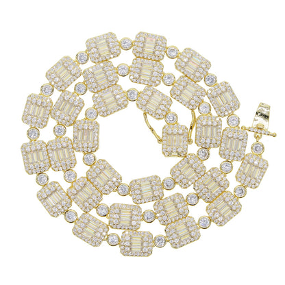 Square Zirconia Tennis Chain