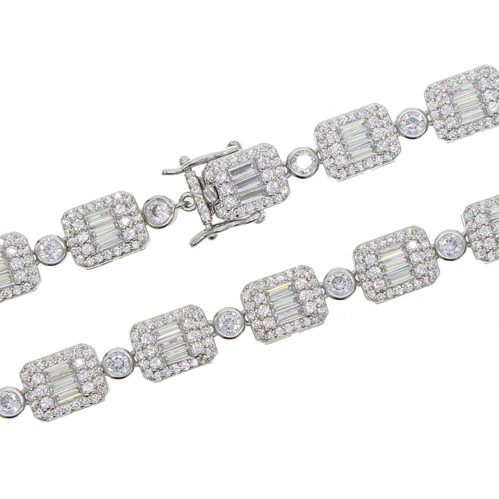 Square Zirconia Tennis Chain