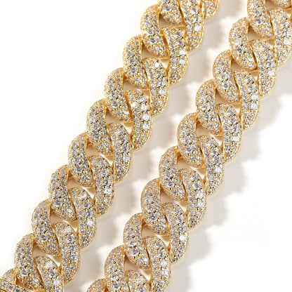 18MM Iced Peak Cuban Chain