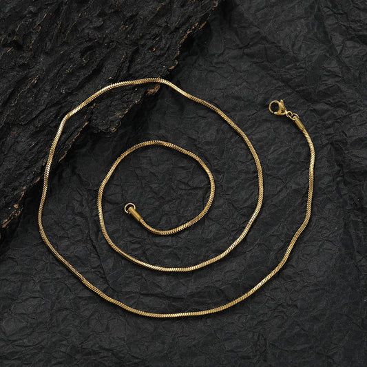 2MM Titanium Twist Chain - Ice Grind