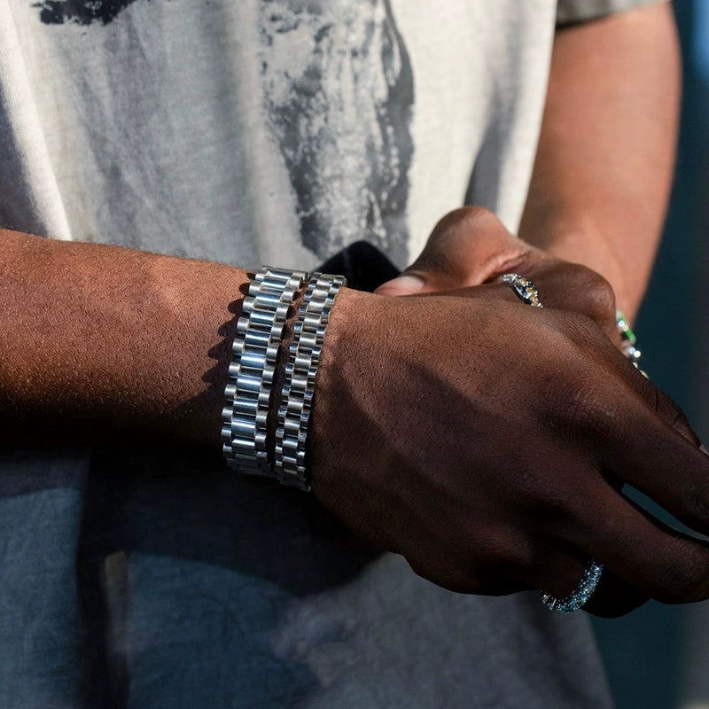 15MM Strap Bracelet - Ice Grind