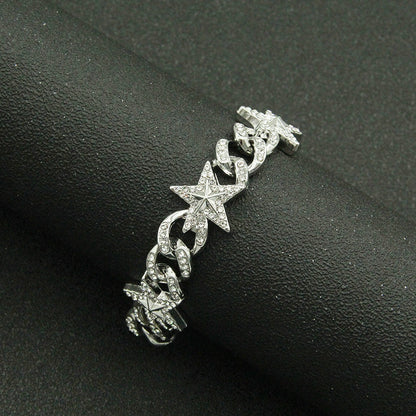 13MM Starlight Cuban Bracelet