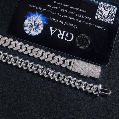 8MM S925+Moissanite Cuban Chain
