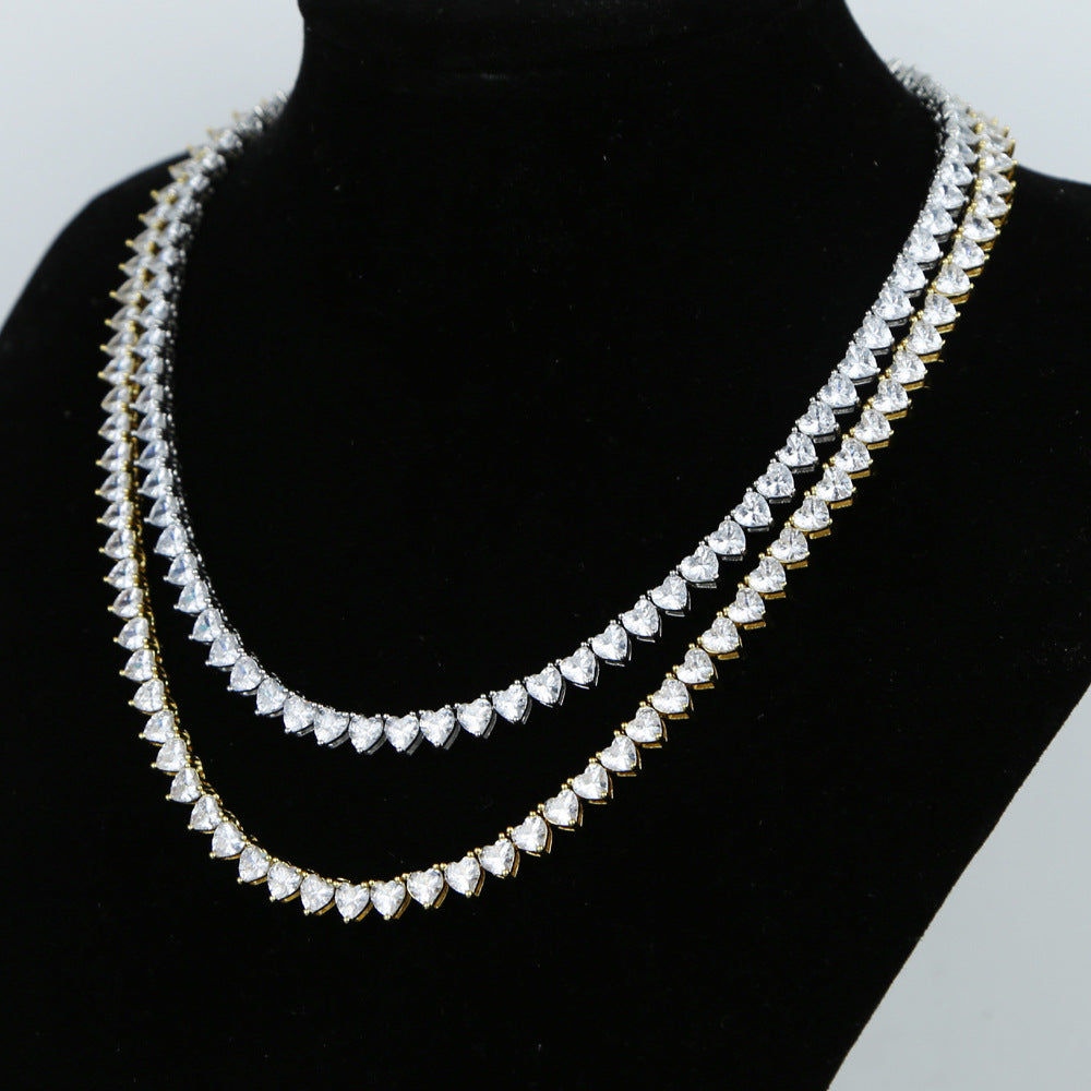 Star Zirconia Tennis Chain