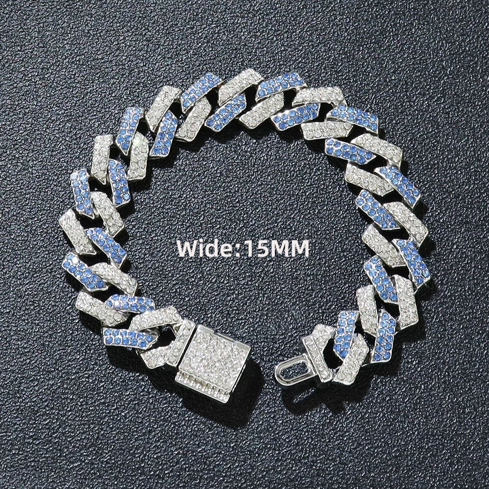 15MM IceStorm Cuban Bracelet