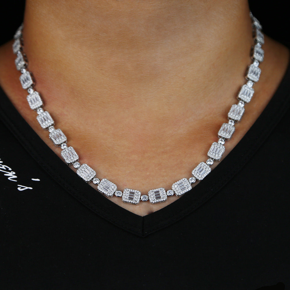 Square Zirconia Tennis Chain