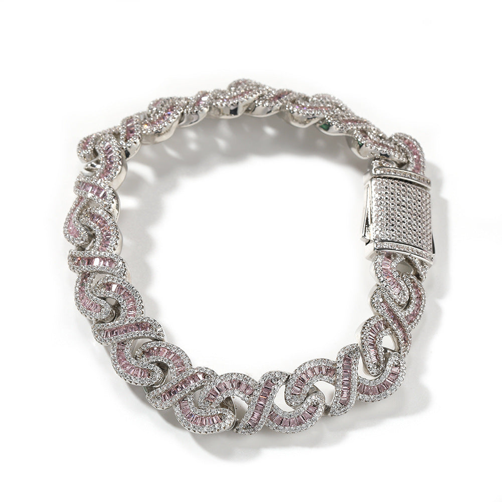 12MM Ice Loop Bracelet