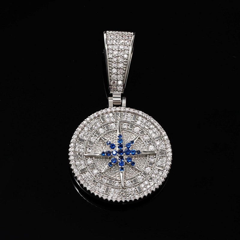 Compass Pendant - Ice Grind