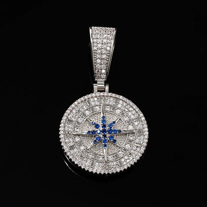 Compass Pendant - Ice Grind