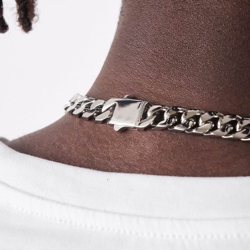 8MM Stereo Cuban Chain - Ice Grind