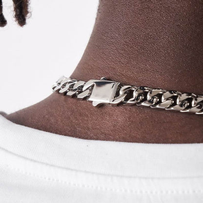 8MM Stereo Cuban Chain - Ice Grind