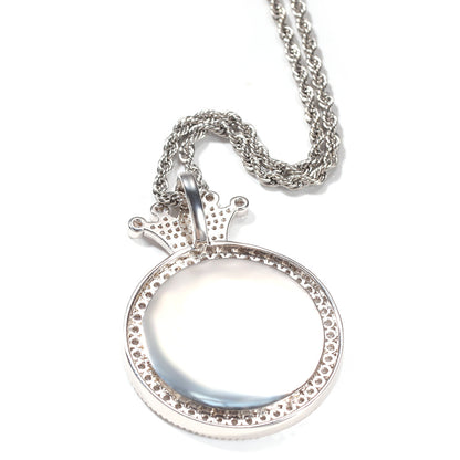 Custom King’s Photo Iced Pendant
