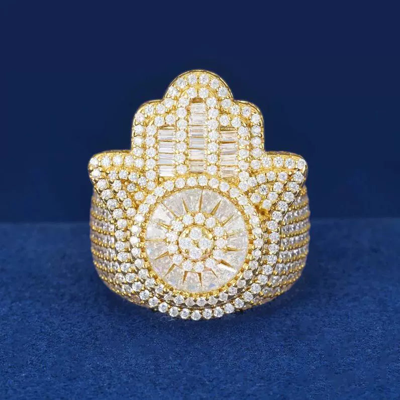 Hand of Fatima Ring - Ice Grind