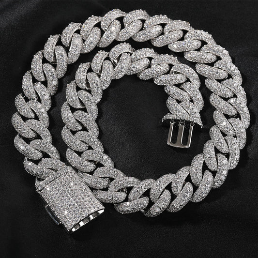 18MM Iced Peak Cuban Chain