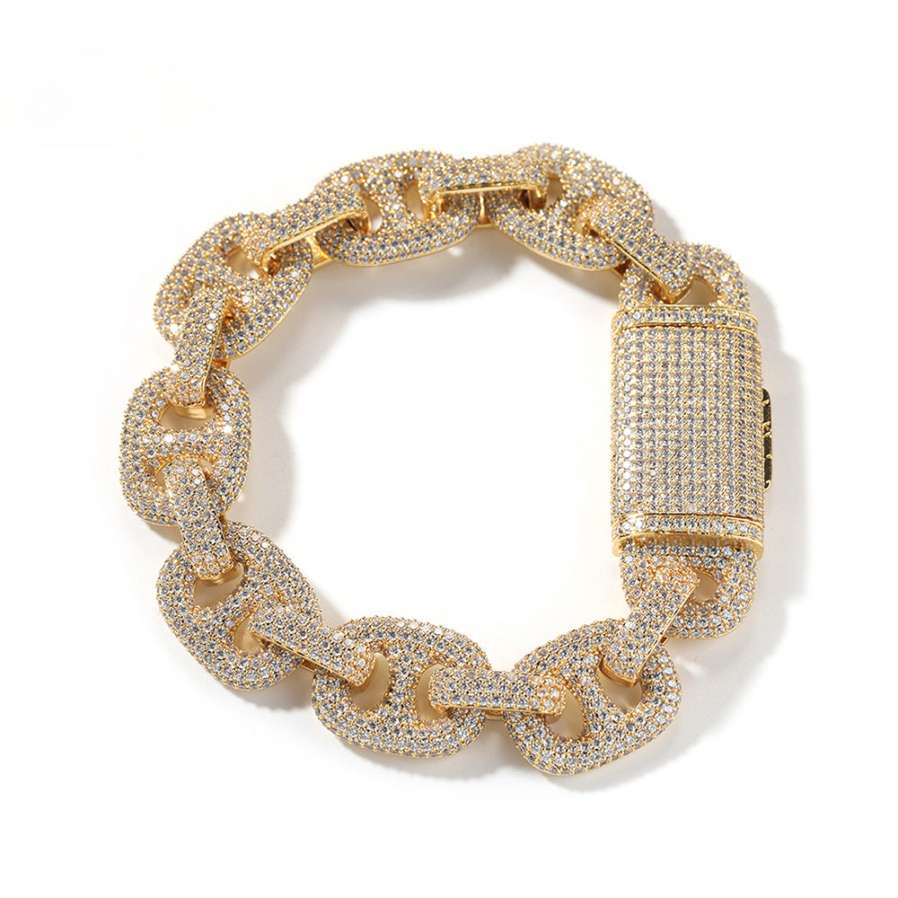 16MM Royal Pig Nose Bracelet