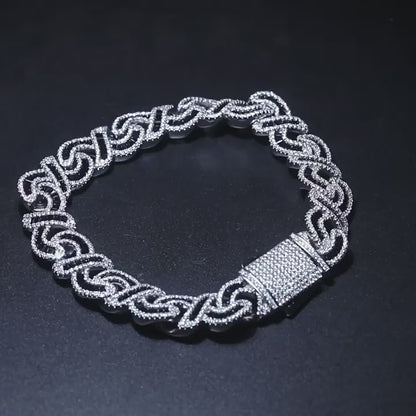 12MM Ice Loop Bracelet