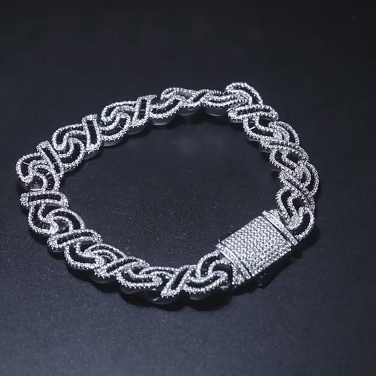 12MM Ice Loop Bracelet