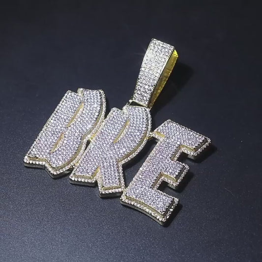 Custom Full Ice Statement Pendant
